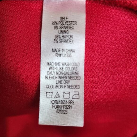 SOCIALITE NEW  RED RIBBED OFF SHOULDER MAXI (24) AVAILABLE IN SM & 1X - Picture 8 of 8